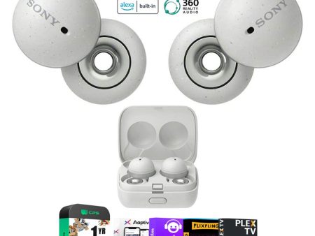 Sony WFL900 W LinkBuds Truly Wireless Earbuds Headphones, White w  Warranty Bundle Online