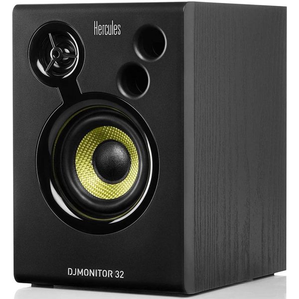 Hercules DJ MONITOR 32 60W Speakers with 3  Woofer, Pair - (AMS-DJMONITOR-32) Online