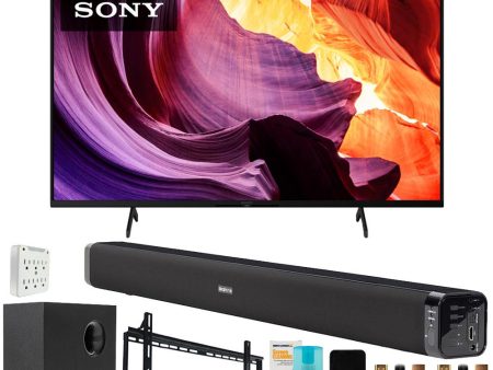 Sony KD43X80K 43  X80K 4K UHD LED Smart TV 2022 with Deco Gear Home Theater Bundle Online now