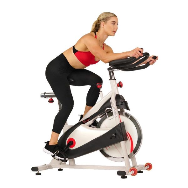 Sunny Health and Fitness SF-B1509 Exercise Belt Drive Bike Premium Indoor Cycling Online