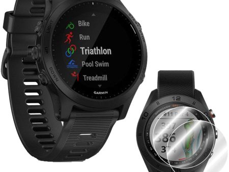 Garmin Forerunner 945 GPS Sport Watch (Black) with Screen Protector (2-Pack) Bundle on Sale