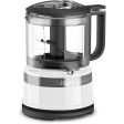 KitchenAid 3.5 Cup Food Processor White with 2 Year Warranty Fashion